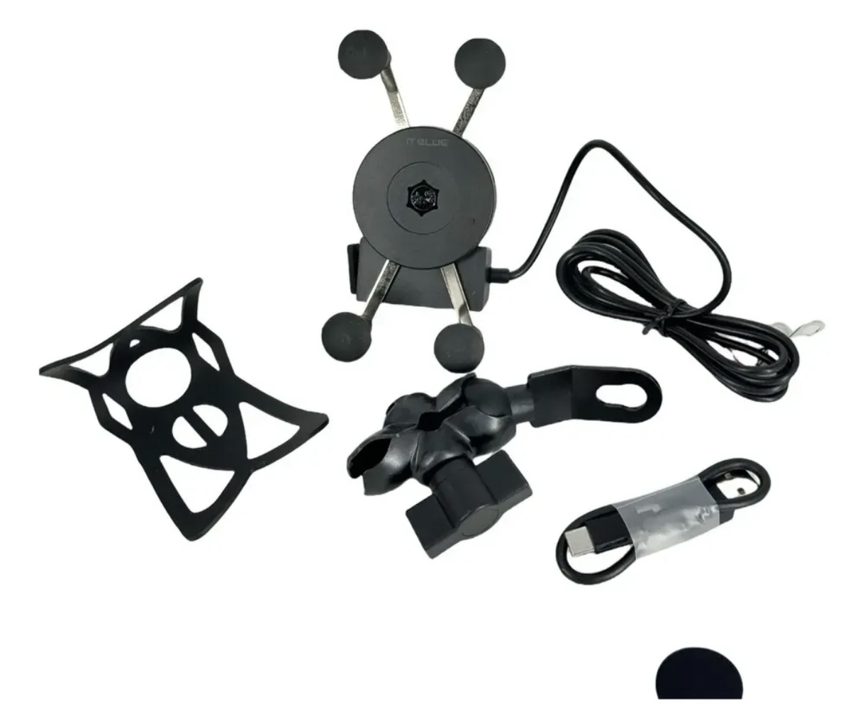 Suporte para moto com carregador