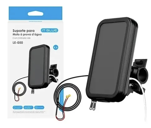 Suporte para moto com carregador