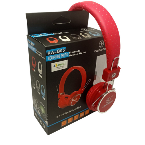 Fone de ouvido bluetooth headphone