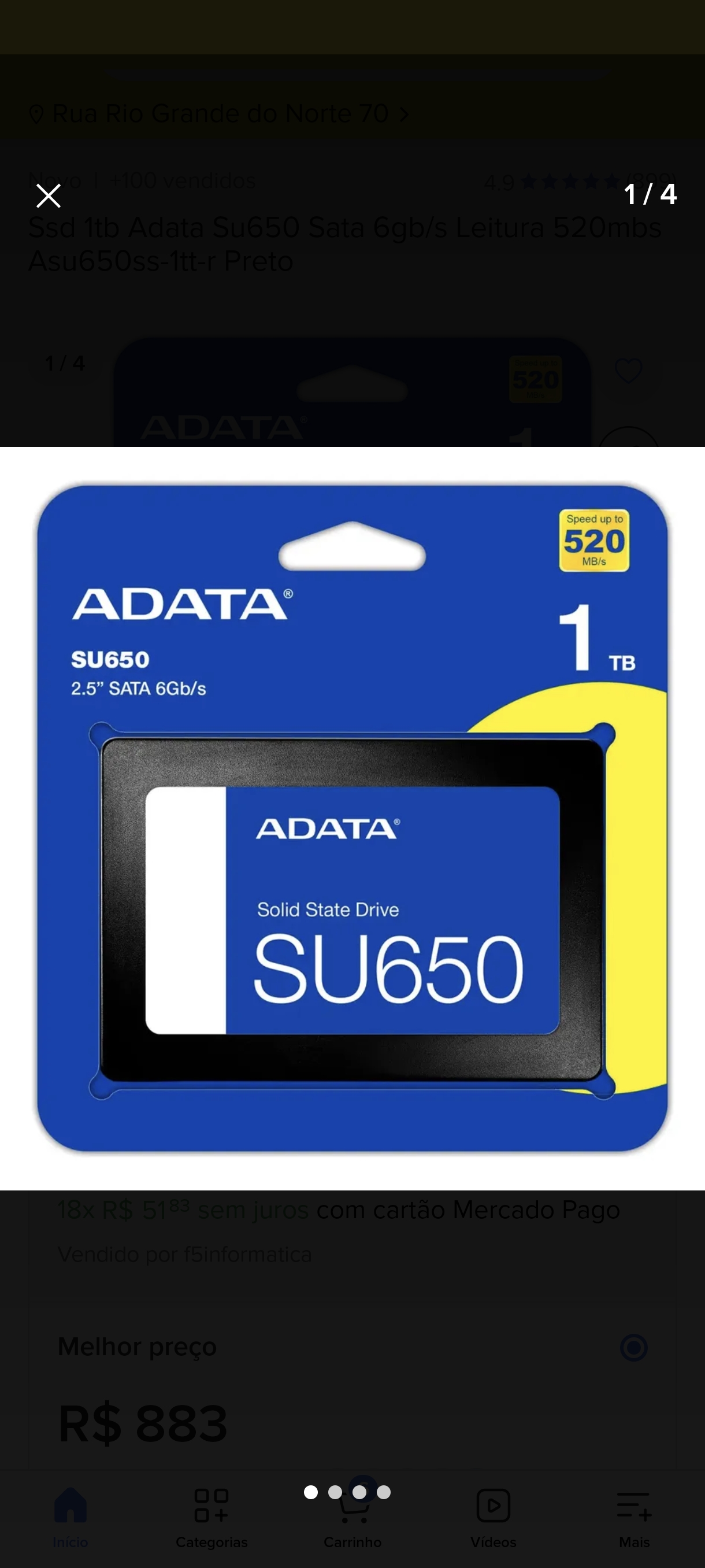 SSD 120 gb